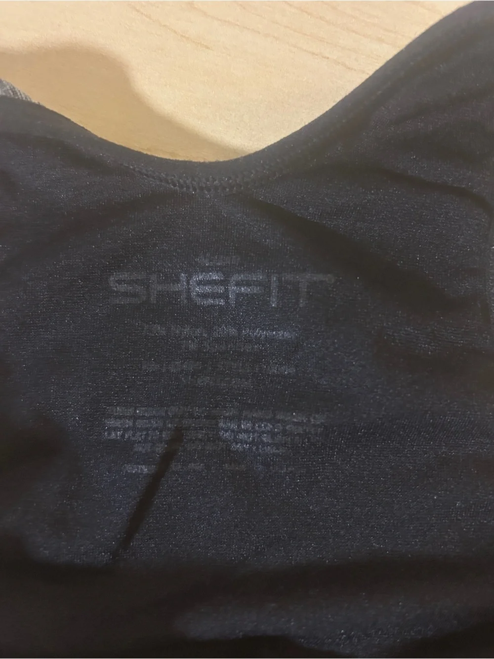 2 SHEFIT Beige & Gray lounge sports bra 4 lux - Picture 9 of 10